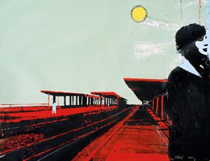 Stanica / 70x95 cm / 2003.